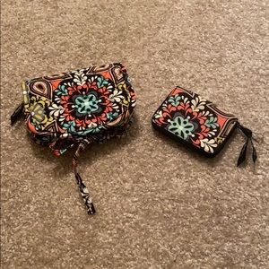 Vera Bradley Travel Jewelry Case and Card Holder